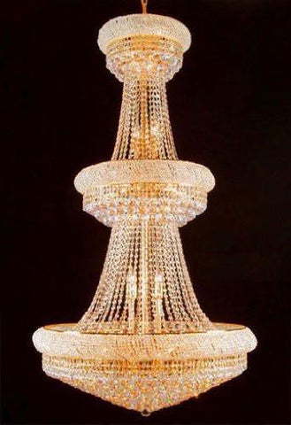 French Empire Crystal Chandelier H66" X W36" - Perfect For An Entryway Or Foyer - A93-541/32