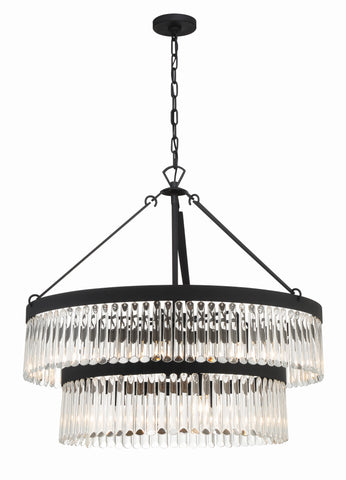 Emory 9 Light Black Forged Chandelier - C193-EMO-5408-BF