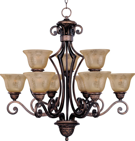 Symphony 9-Light Chandelier Oil Rubbed Bronze - C157-11245SAOI