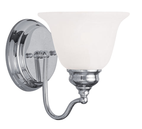 Livex Essex 1 Light Polished Chrome Bath Light - C185-1351-05