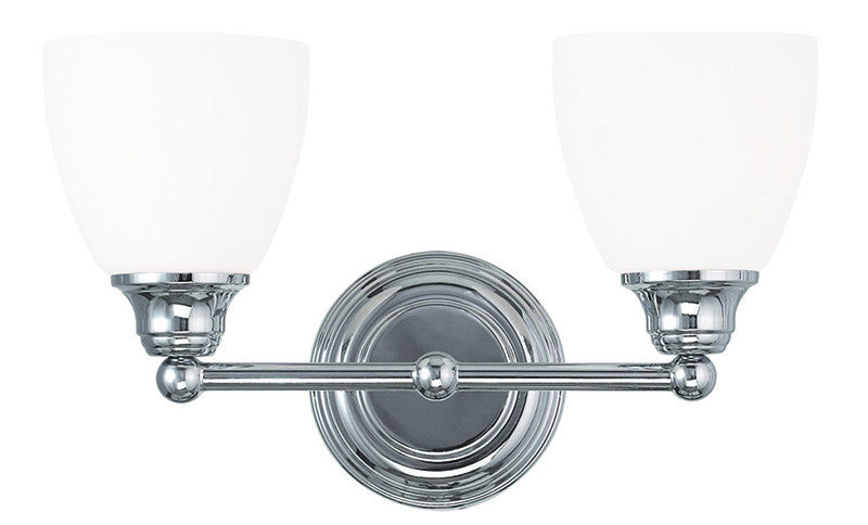 Livex Somerville 2 Light Polished Chrome Bath Light - C185-13662-05