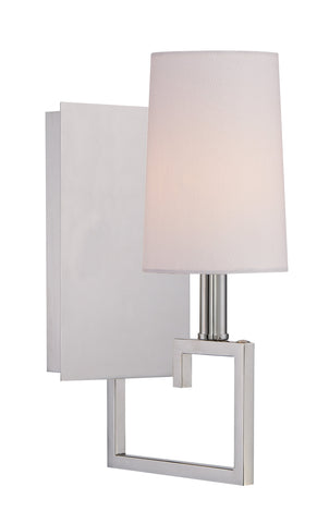 1 Light Polished Nickel Eclectic  Modern Sconce - C193-2251-PN