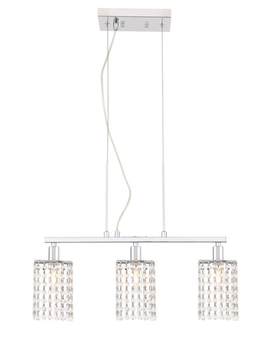 ZC121-LD7501C - Living District: Taylor 3 light Chrome Pendant