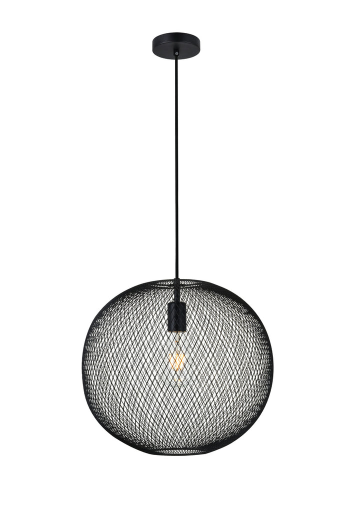 ZC121-LD2251BK - Living District: Keller 1 Light Black Pendant