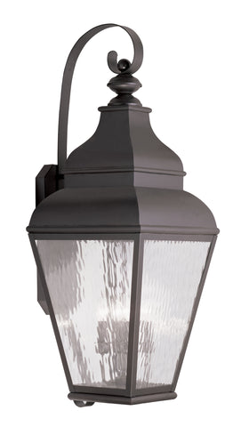 Livex Exeter 4 Light Bronze Outdoor Wall Lantern - C185-2607-07