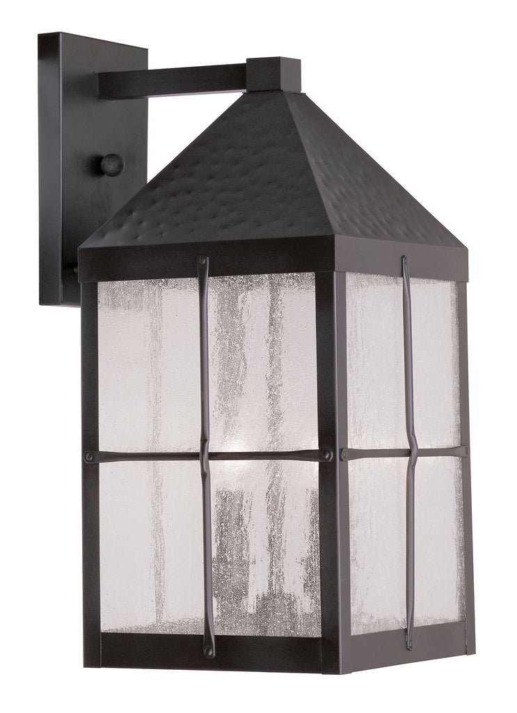 Livex Brighton 3 Light Hammered BZ Outdoor Wall Lantern - C185-2682-07