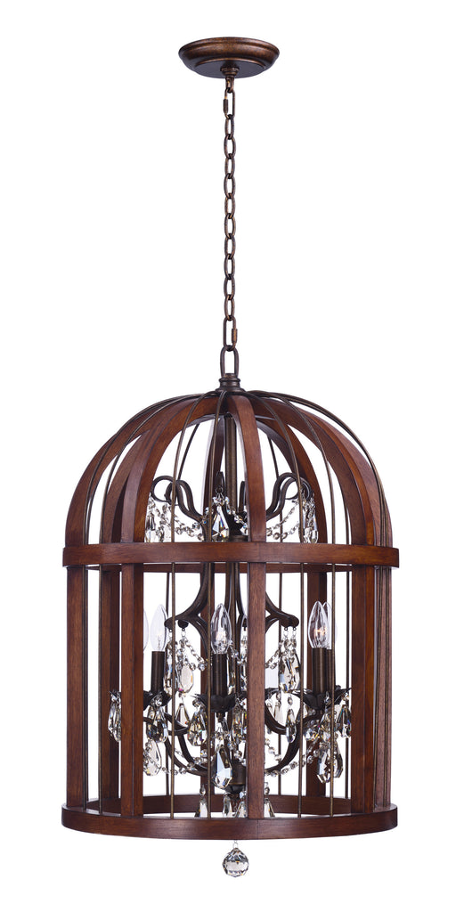 Miranda 6-Light Pendant Antique Pecan and Bay - C157-32514APBY