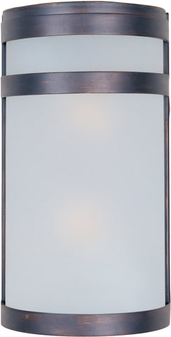 Arc 2-Light Outdoor Wall Lantern Oil Rubbed Bronze - C157-5002FTOI