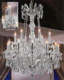 Maria Theresa Crystal Chandelier W/ Swarovski Crystal Chandeliers Lighting 30"X28" - A500-Silver/152/18Sw