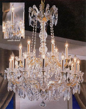 Maria Theresa Crystal Chandelier Lighting 30"X28" - A83-152/18