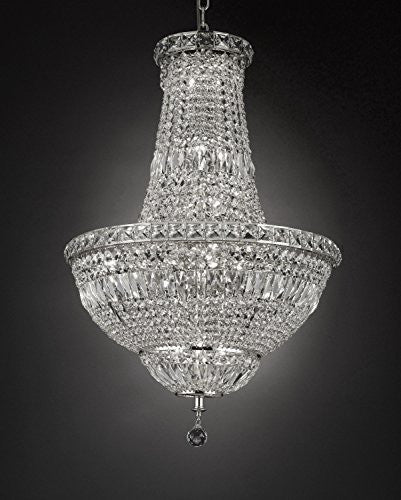 French Empire Empress Crystal(Tm) Chandelier Lighting H 31" W 22" - Cjd-Cs/2174/22