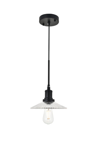 ZC121-LD4040D8BK - Living District: Waltz 1 light black Pendant