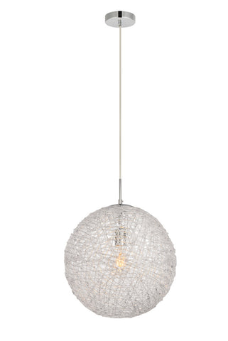 ZC121-LDPD2070 - Living District: Lilou Collection Pendant D15.7 H16.8 Lt:1 Chrome and Clear Finish