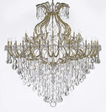 Maria Theresa Crystal Chandelier H 72" W 72" Trimmed With Spectratm Crystal - Reliable Crystal Quality By Swarovski - Cjd-Cg/B12/2181/72Sw