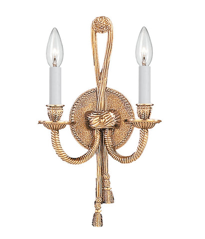 2 Light Olde Brass Traditional Sconce - C193-650-OB