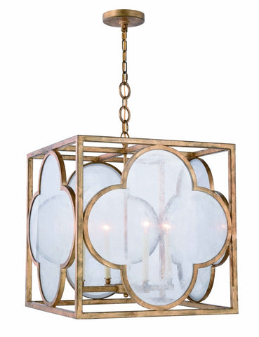 ZC121-1526D22GIAG - Urban Classic: Trinity 4 light Golden Iron Pendant