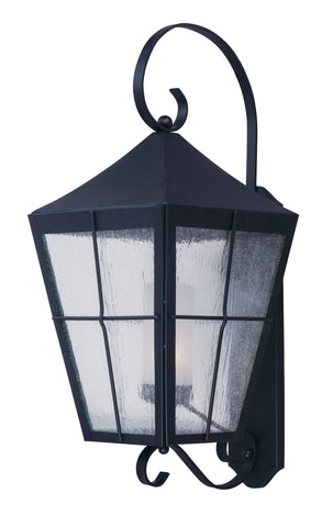 Revere 1-Light Outdoor Wall Lantern Black - C157-85331CDFTBK