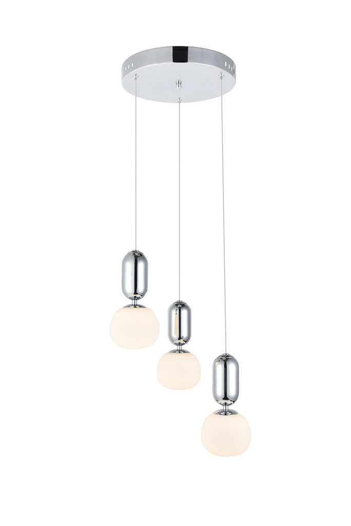 ZC121-5107D3C - Regency Lighting: Lea 3 light in Chrome Pendant