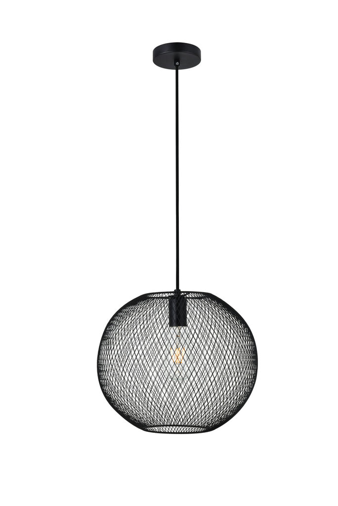 ZC121-LD2250BK - Living District: Keller 1 Light Black Pendant