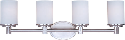 Cylinder 4-Light Bath Vanity Satin Nickel - C157-9054SWSN