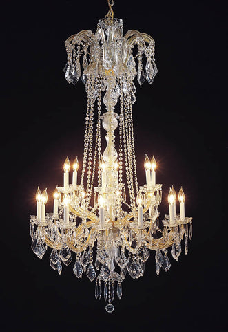 New Maria Theresa Chandelier Crystal Lighting Chandeliers H60" X W33" - A83-352/18