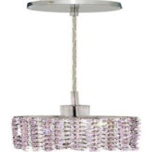 C121-1281D-R-E-RO/RC By Elegant Lighting Mini Collection 1 Lights Pendant Chrome Finish