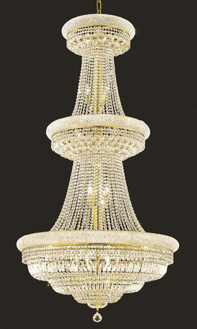 ZC121-1803G36G/EC By Regency Lighting - Primo Collection Gold Finish 32 Lights Foyer/Hallway