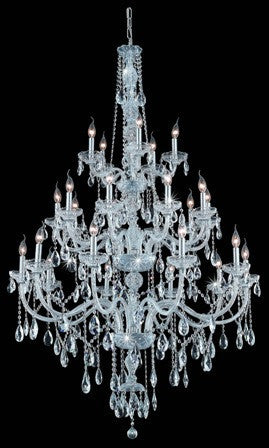 C121-7925G43C By Regency Lighting-Verona Collection Chrome Finish 25 Lights Chandelier