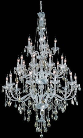 C121-7925G43C-GT By Regency Lighting-Verona Collection Chrome Finish 25 Lights Chandelier