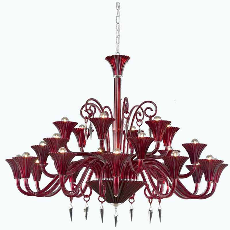 C121-8824G49RD/EC By Elegant Lighting - Symphony Collection 24 Lights Dining Room