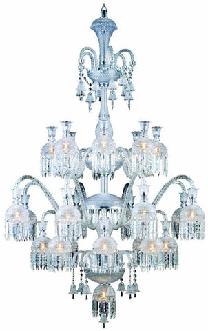 ZC121-8916G42C/EC+SH By Regency Lighting - Majestic Collection Chrome Finish 16 Lights Foyer/Hallway