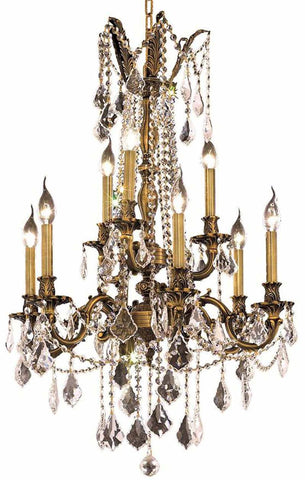 ZC121-9209D23AB/EC By Regency Lighting - Rosalia Collection Antique Bronze Finish 9 Lights Dining Room