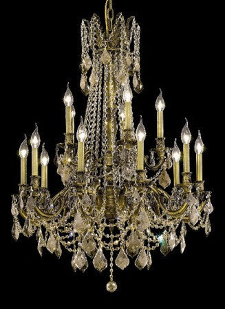 C121-9215D28AB-GT By Regency Lighting-Rosalia Collection Antique Bronze Finish 15 Lights Chandelier