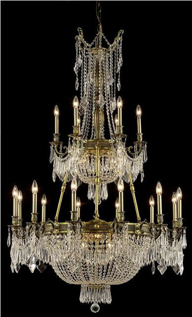 ZC121-9327G41AB/EC By Regency Lighting Esperanza Collection 27 Light Chandeliers Antique Bronze Finish