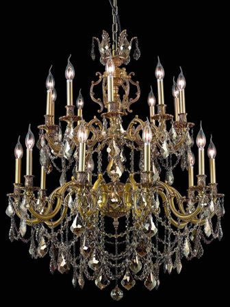 C121-9520G36FG-GT By Regency Lighting-Marseille Collection French Gold Finish 24 Lights Chandelier