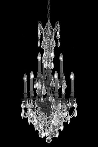 ZC121-9609D21DB/EC By Regency Lighting Monarch Collection 9 Light Chandeliers Dark Bronze Finish