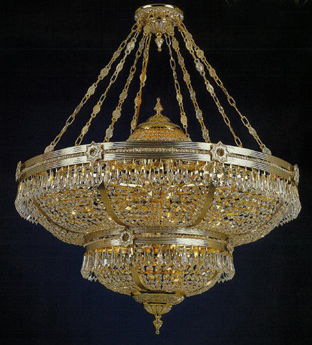 H906-WL61503-930CKP02 By Empire Crystal-Chandelier