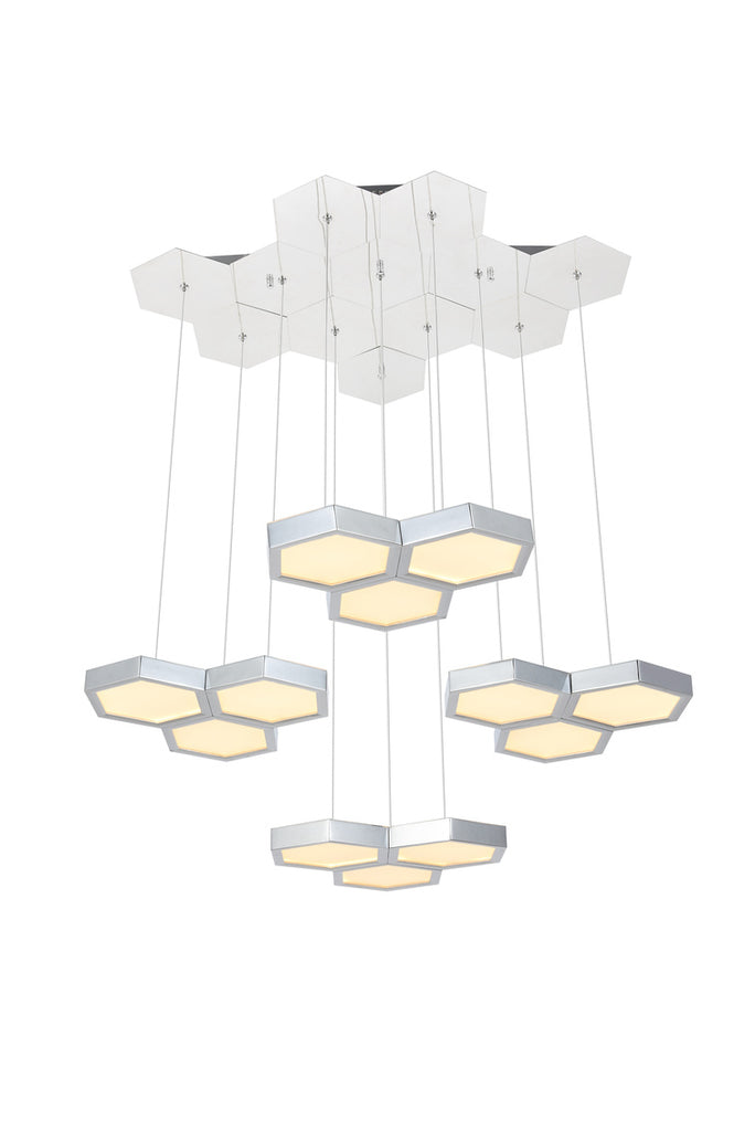 ZC121-5104G32C - Regency Lighting: Hampton LED light in Chrome Pendant