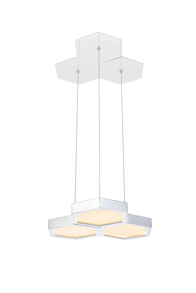 ZC121-5104D12C - Regency Lighting: Hampton LED light in Chrome Pendant