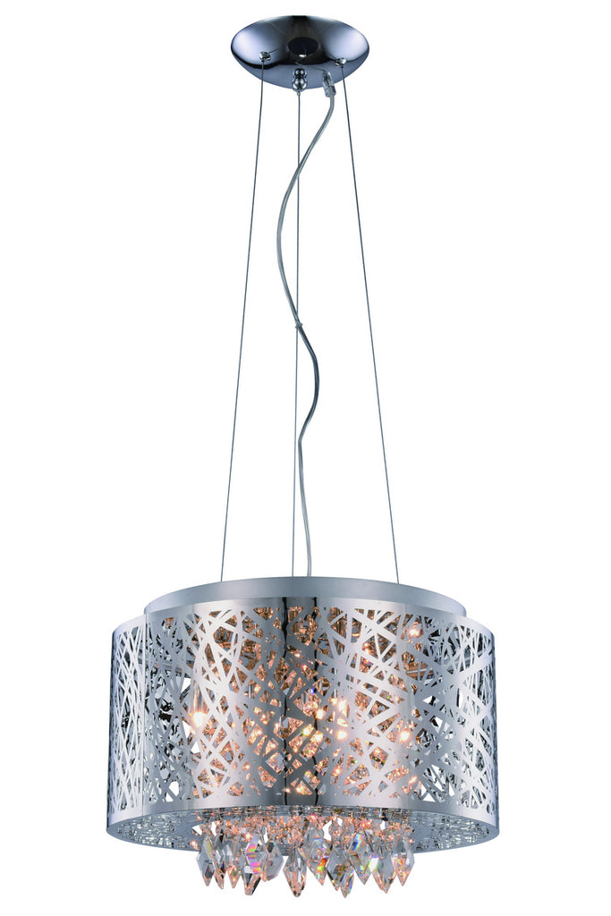 ZC121-2113DF16C/RC - Regency Lighting: Finley 7 light Chrome Pendant/Flush Mount Clear Royal Cut Crystal