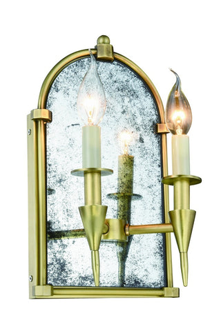 ZC121-1491W8BB - Urban Classic: Bavaria 2 light Burnished Brass Wall Sconce