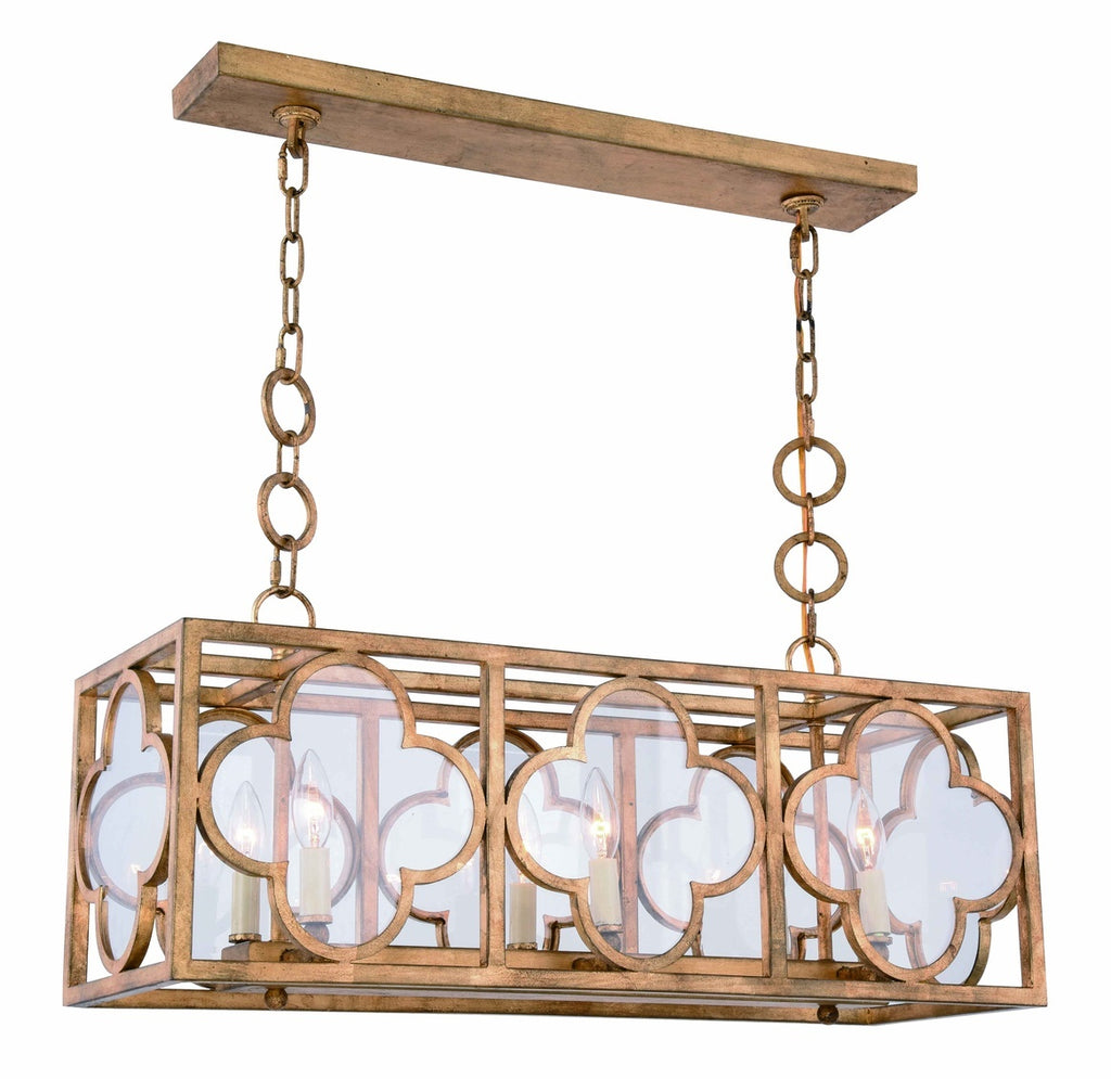 ZC121-1526D29GICG - Urban Classic: Trinity 6 light Golden Iron Pendant