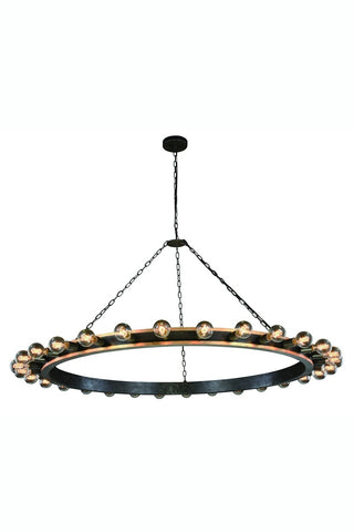 ZC121-1500G65VBGI - Urban Classic: Winston 30 light Golden Iron & Vintage Bronze
 Pendant