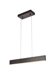 ZC121-5101D24BR - Regency Lighting: Kirra LED light in brown Pendant